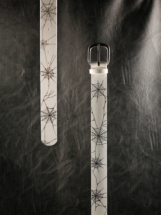 Mobius Spider Belt - White (Free Spider Pin During Pre-Order)