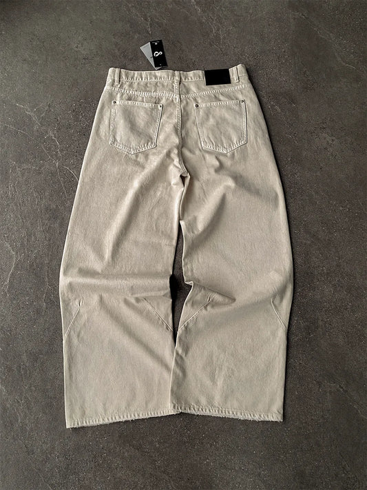 Mobius Ivory Baggy Jeans