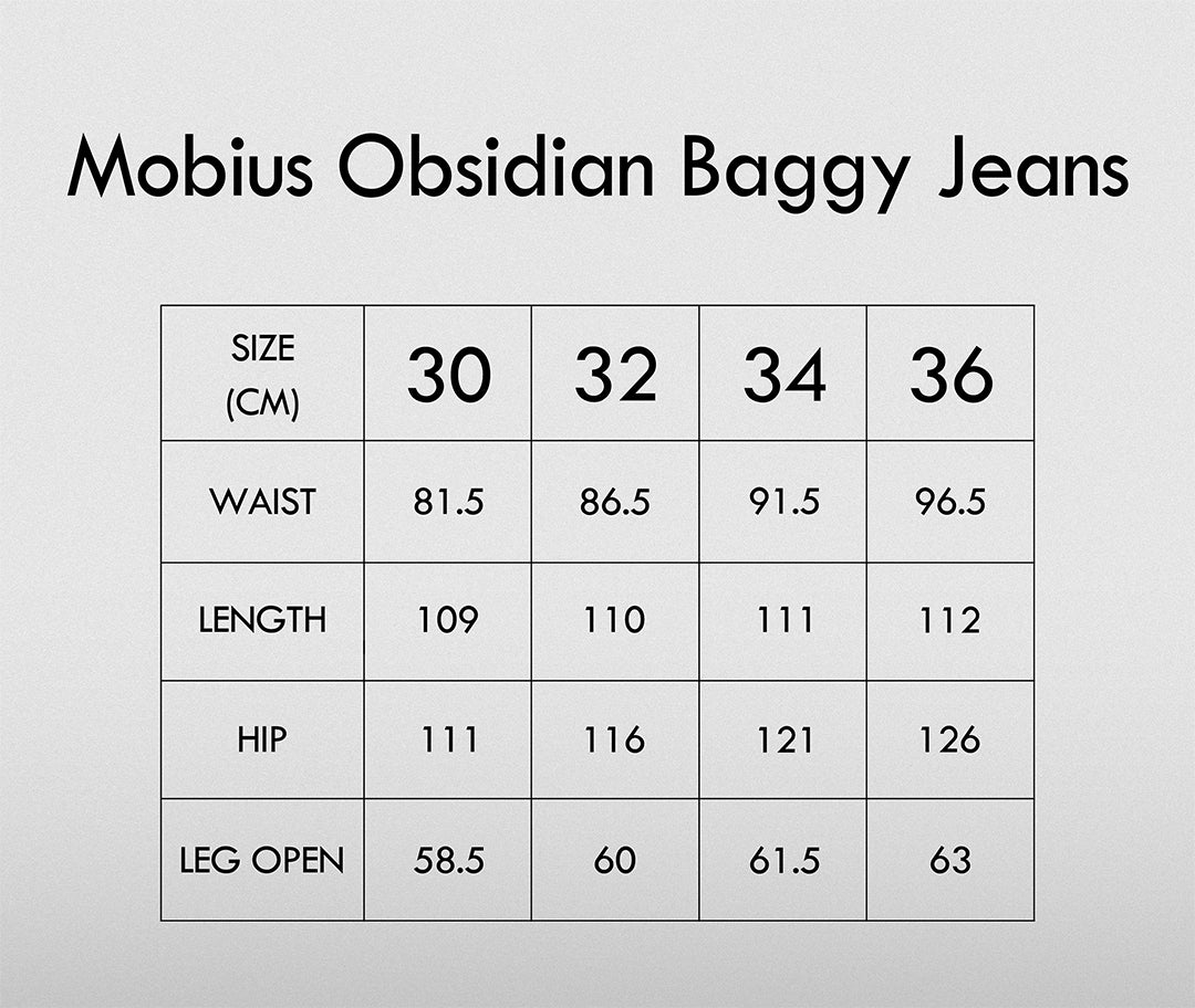 Mobius Obsidian Baggy Jeans