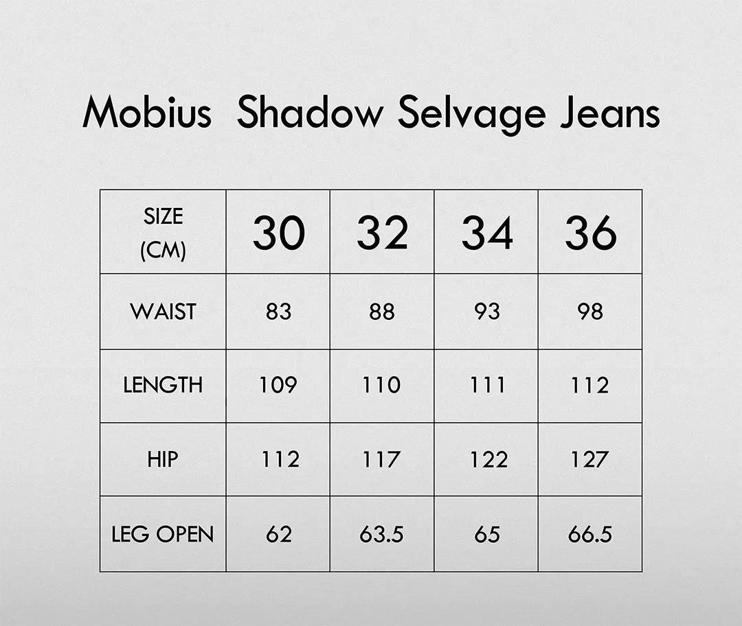 Mobius Shadow Selvedge Denim
