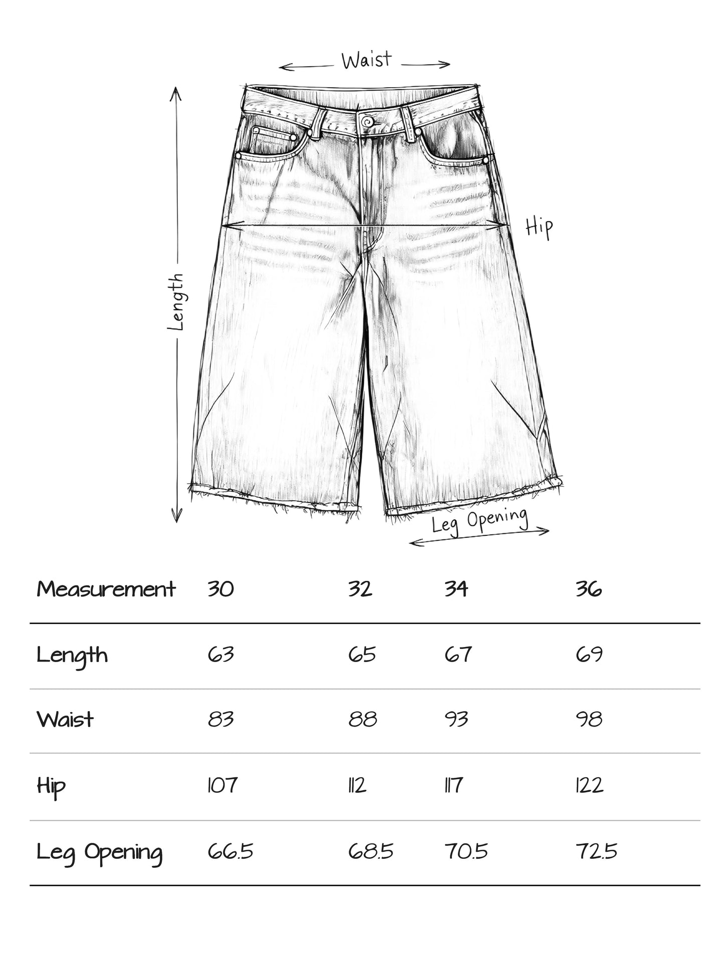 Mobius Obsidian Baggy Jorts
