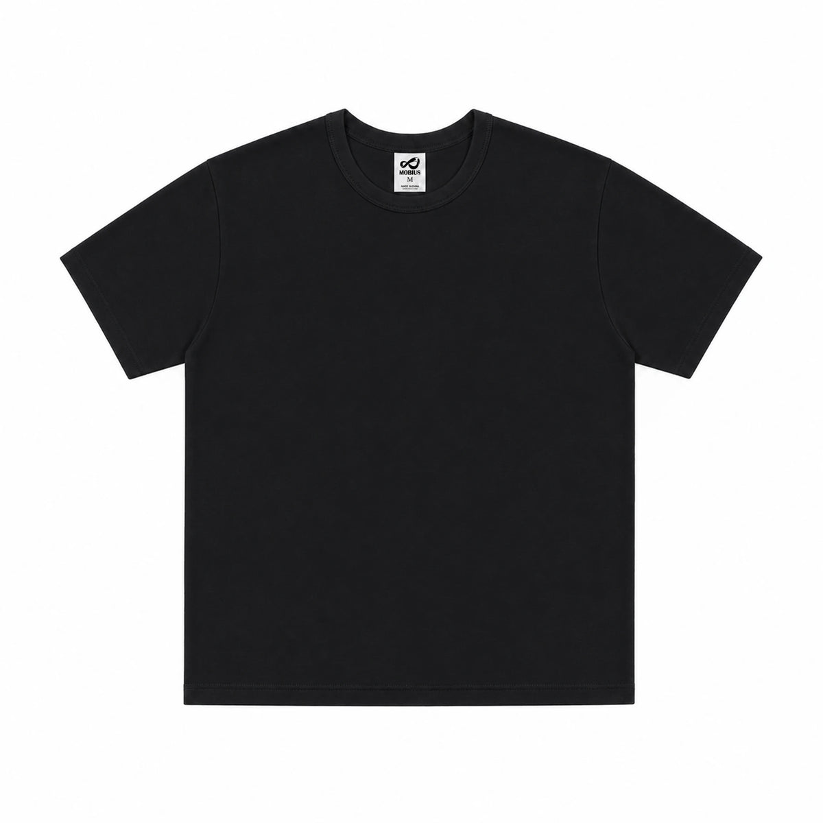 Mobius 240g Cropped Baby Tee - Black
