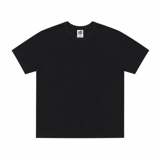 Mobius 240g Cropped Baby Tee - Black
