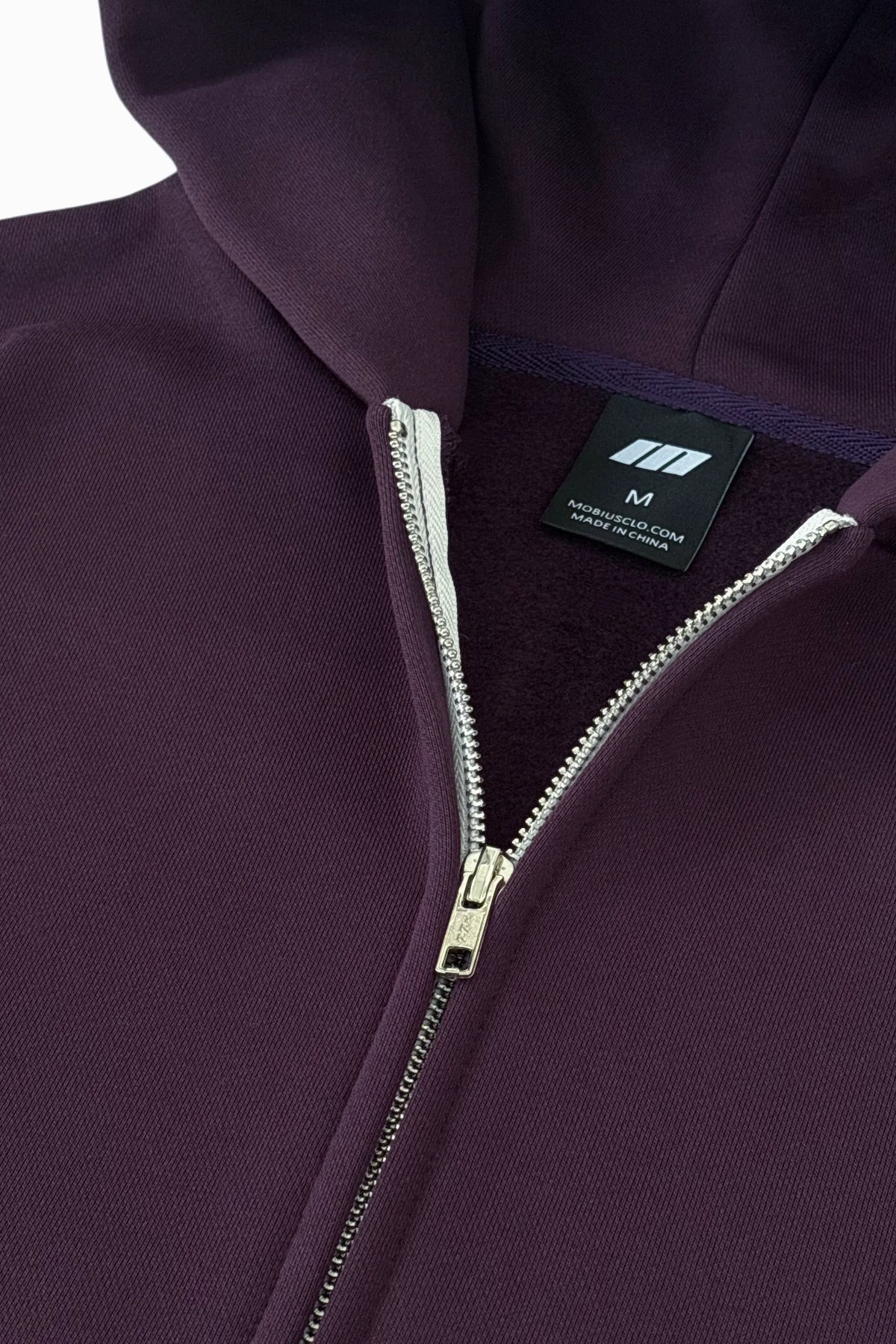 Mobius Zip Up Hoodie - Violet