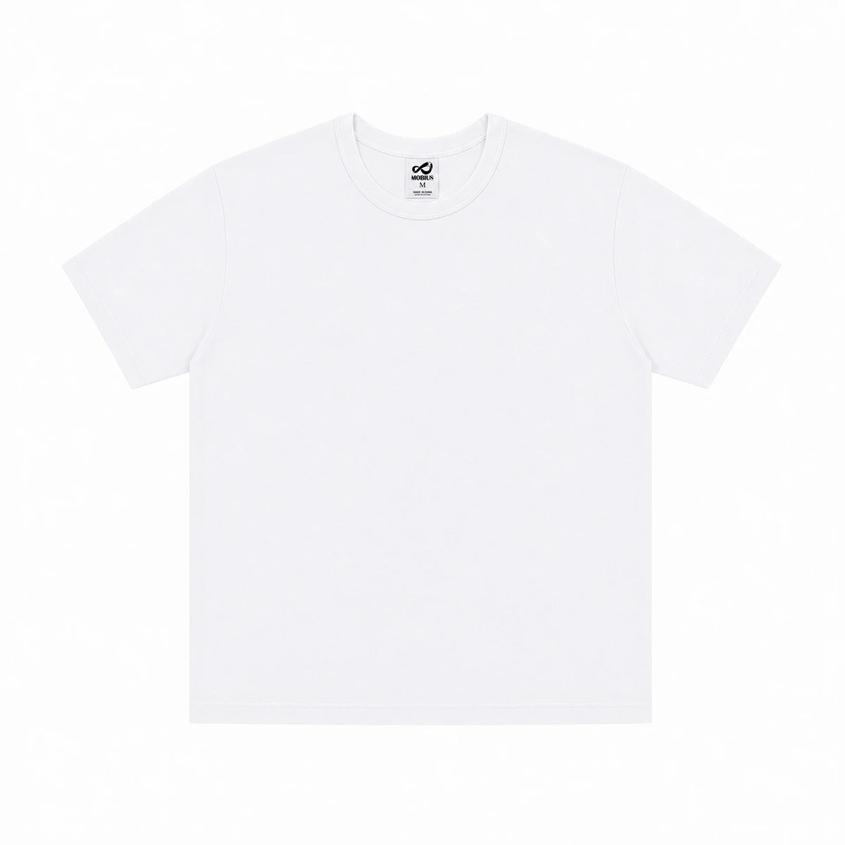 Mobius 240g Cropped Baby Tee - White