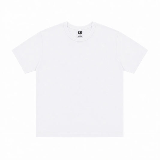 Mobius 240g Cropped Baby Tee - White