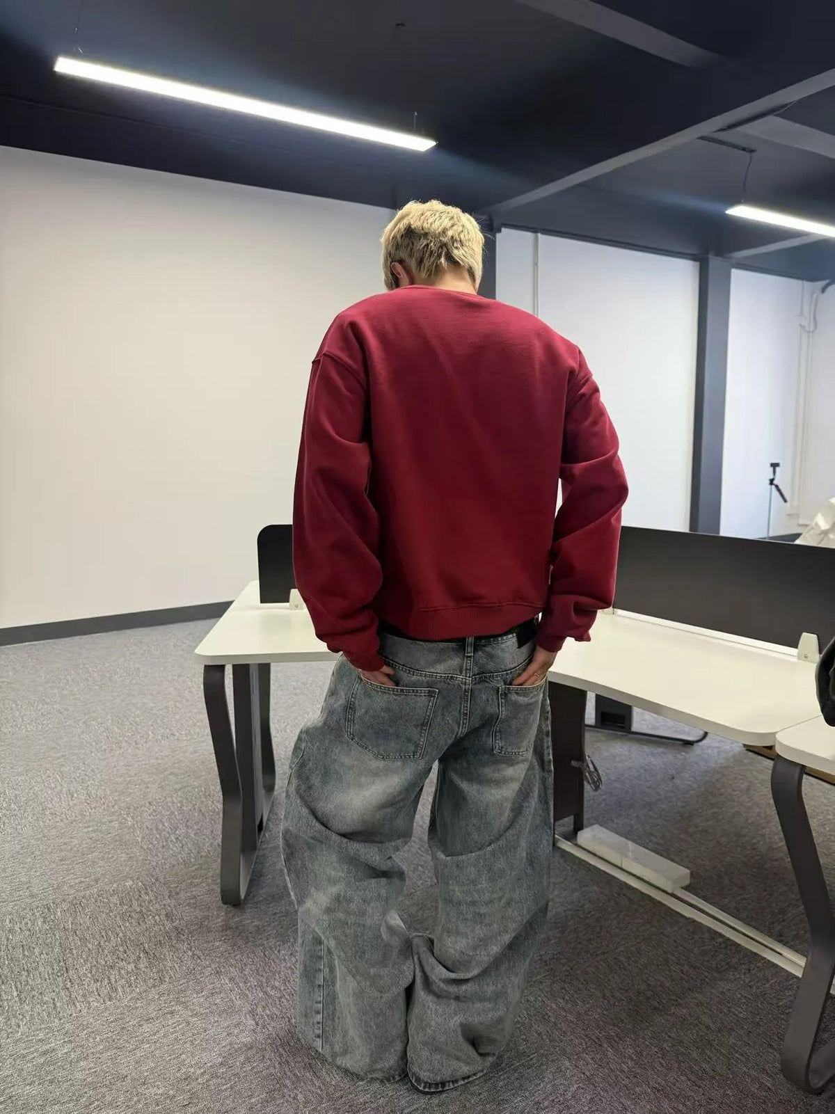 Mobius Snow-Washed  Baggy Jeans