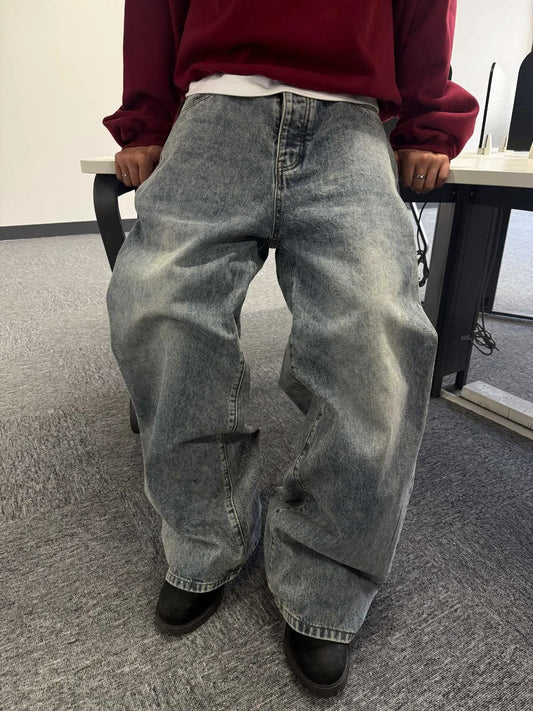 Mobius Snow-Washed  Baggy Jeans
