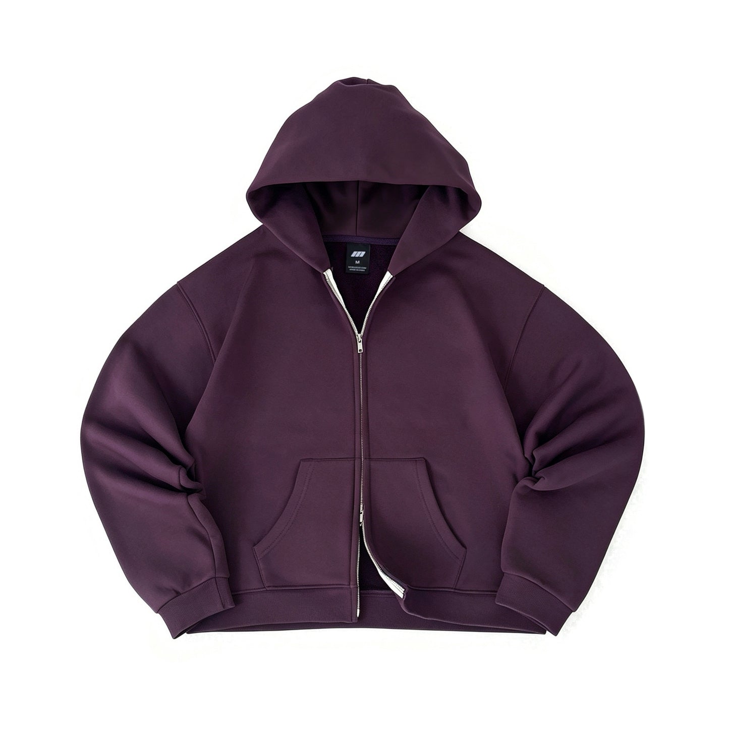 Mobius Zip Up Hoodie - Violet