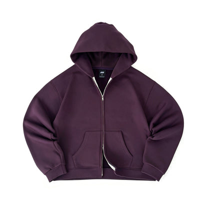 Mobius Zip Up Hoodie - Violet