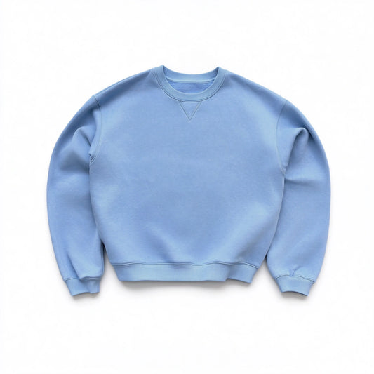 Mobius Crew Neck Sweatshirt - Whispy Blue
