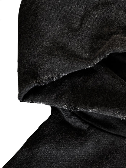 Mobius Distressed Splatter Zip Up Hoodie Pre-sale