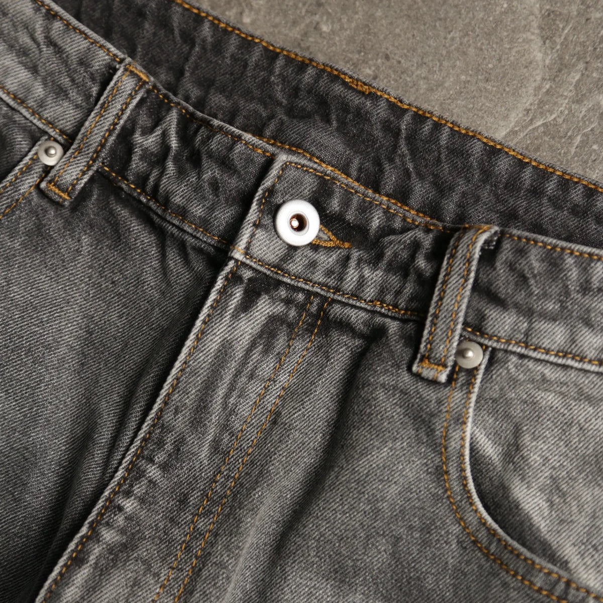 Mobius Vintage Curved Jeans - Slate