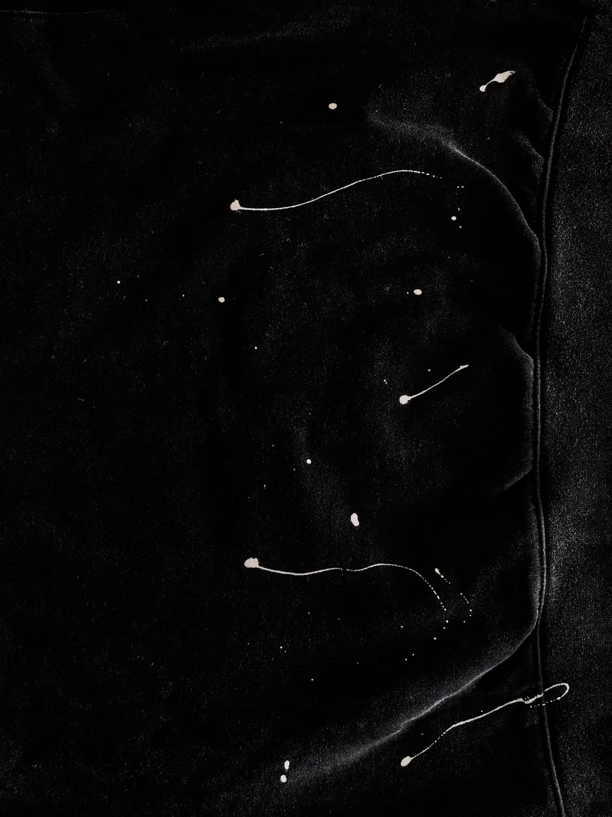 Mobius Distressed Splatter Zip Up Hoodie Pre-sale
