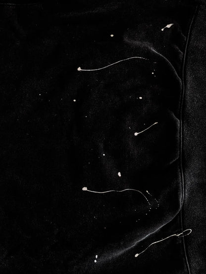 Mobius Distressed Splatter Zip Up Hoodie Pre-sale
