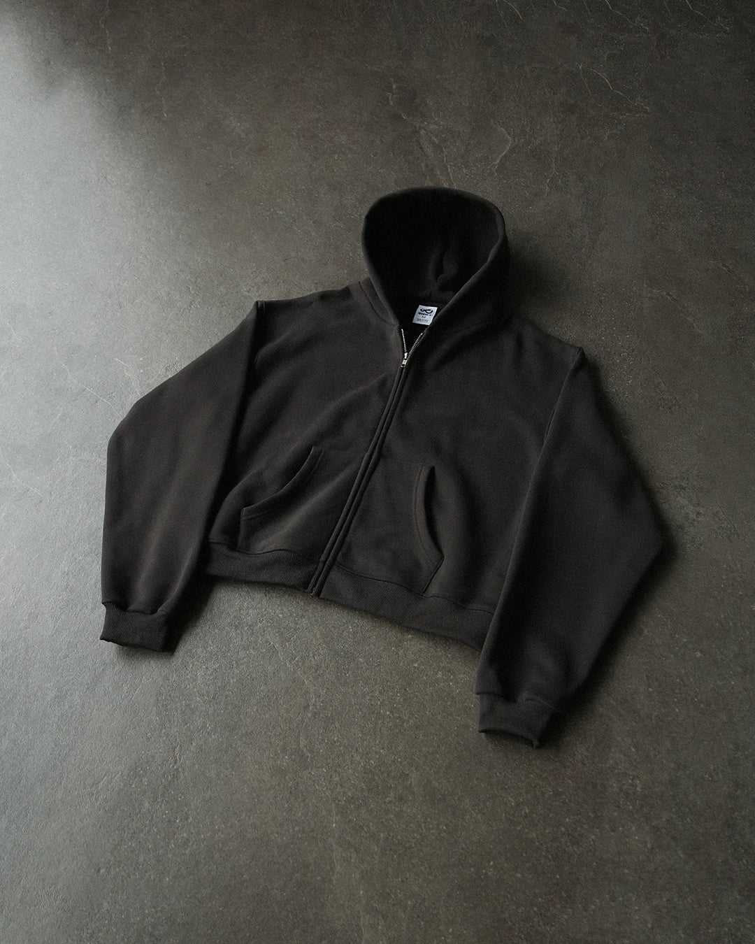 Mobius Charcoal Zip Up Hoodie
