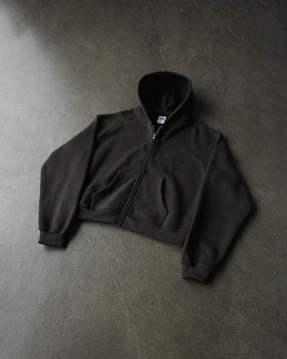 Mobius Charcoal Zip Up Hoodie