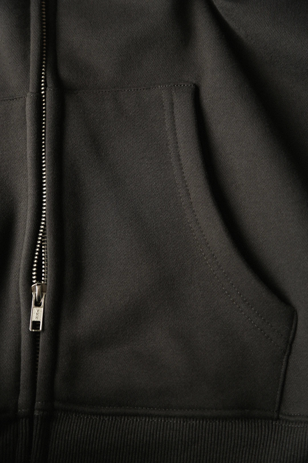 Mobius Charcoal Zip Up Hoodie