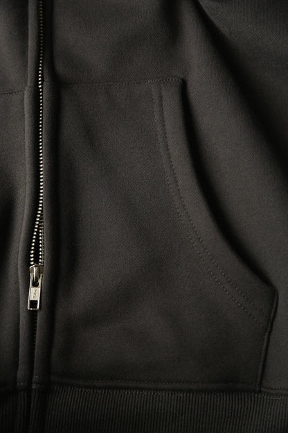 Mobius Charcoal Zip Up Hoodie