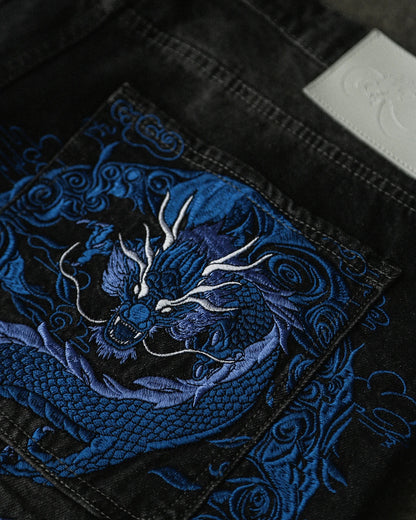 Mobius Blue Dragon Jorts