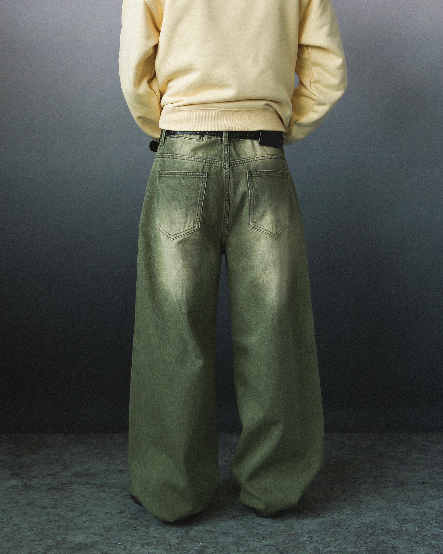 Mobius Matcha Baggy Jeans