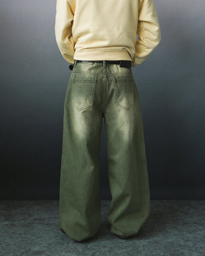 Mobius Matcha Baggy Jeans