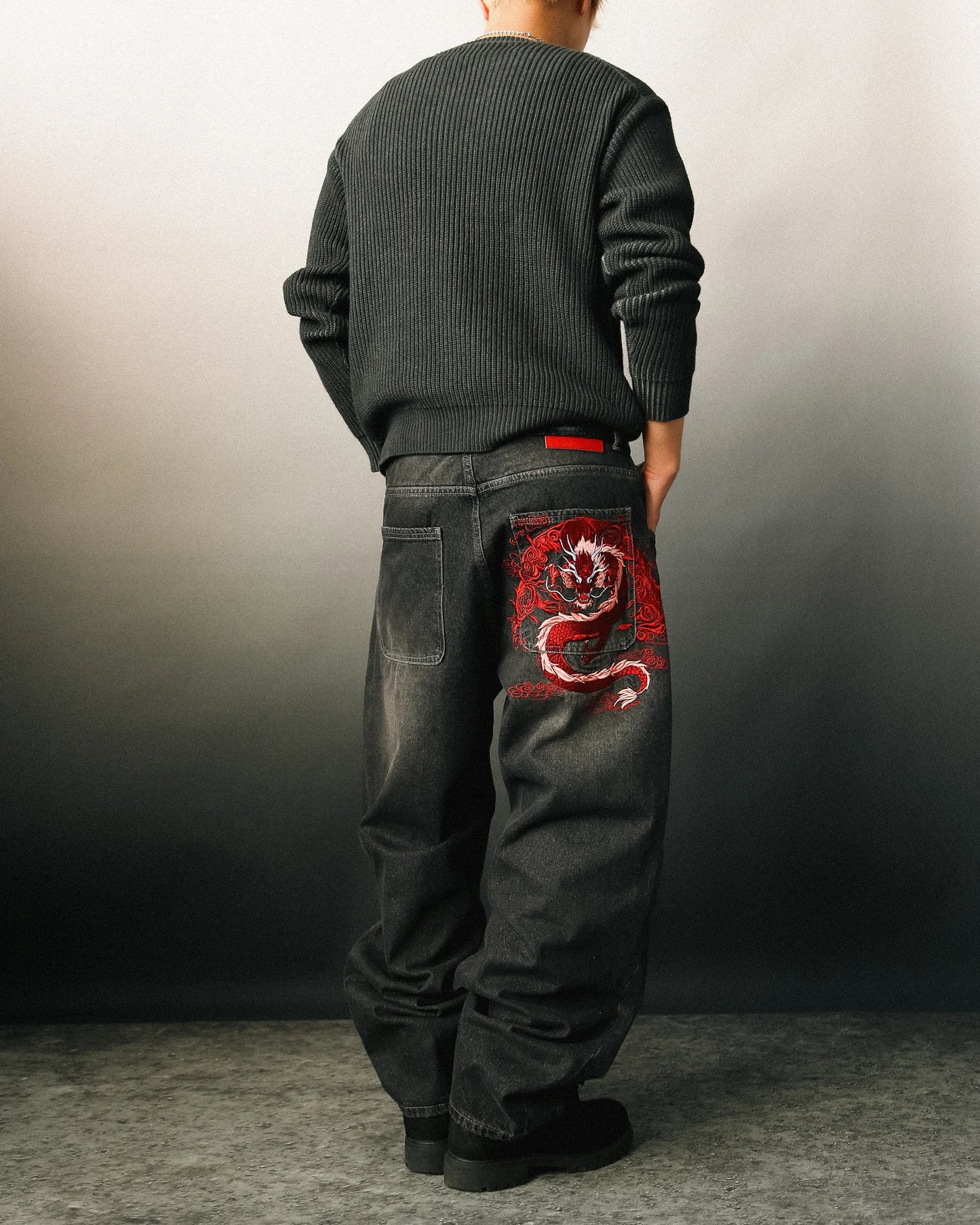Mobius Red Dragon Jeans
