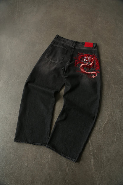 Mobius Red Dragon Jeans