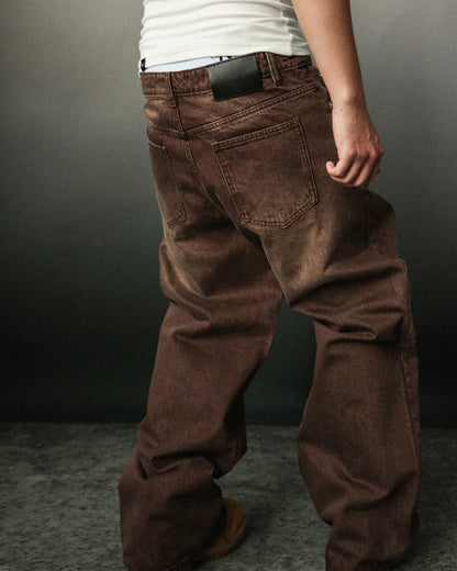 Mobius Cacao Baggy Jeans