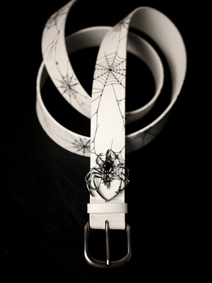 Mobius Spider  Belt - White (Free Spider Pin During Pre-Order)