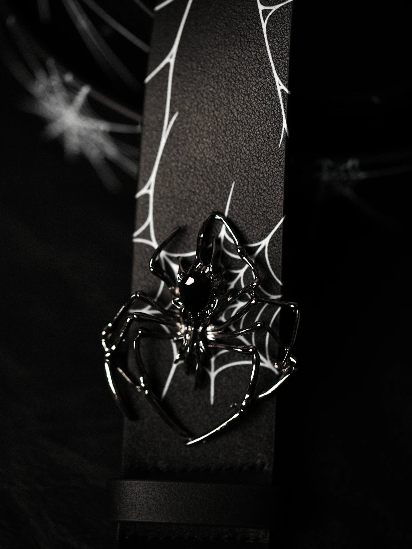 Mobius Spider  Belt - Black (Free Spider Pin During Pre-Order)