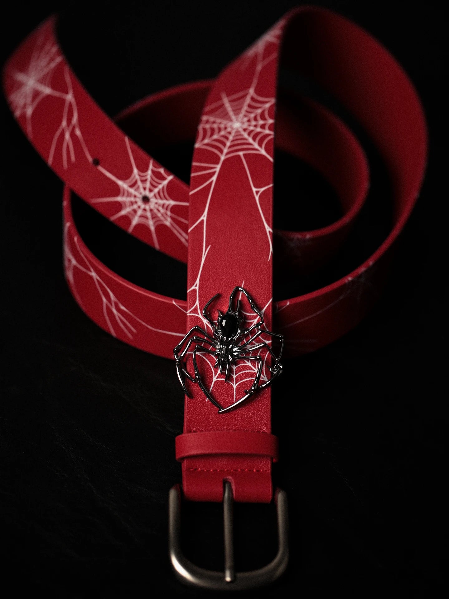 Mobius Spider  Belt - RED (Free Spider Pin During Pre-Order)