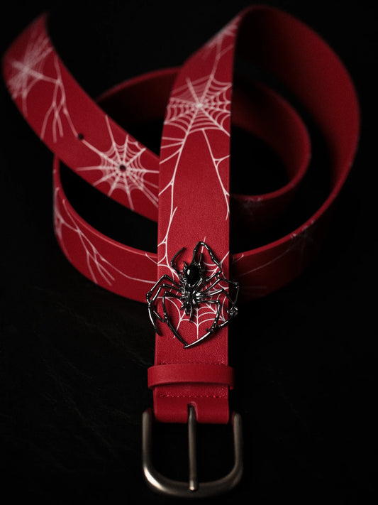 Mobius Spider  Belt - RED (Free Spider Pin During Pre-Order)