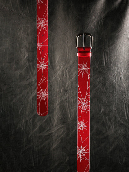 Mobius Spider  Belt - RED (Free Spider Pin During Pre-Order)