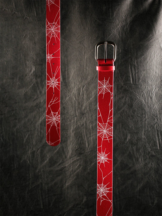 Mobius Spider  Belt - RED (Free Spider Pin During Pre-Order)