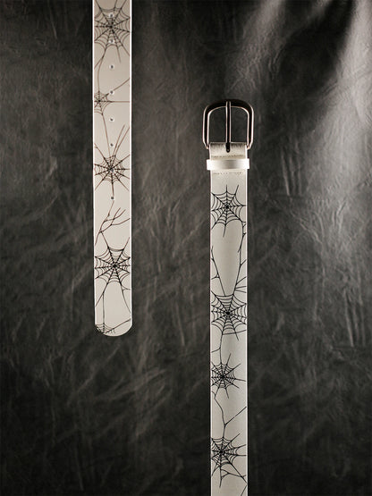 Mobius Spider  Belt - White (Free Spider Pin During Pre-Order)