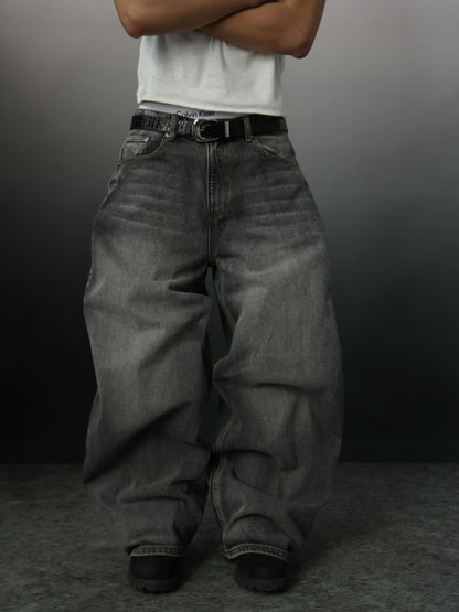 Mobius Vintage Curved Jeans - Slate