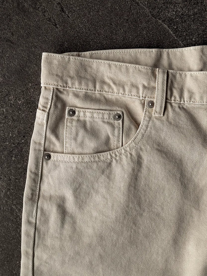 Mobius Ivory Baggy Jeans
