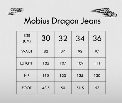 Mobius Blue Dragon Jeans