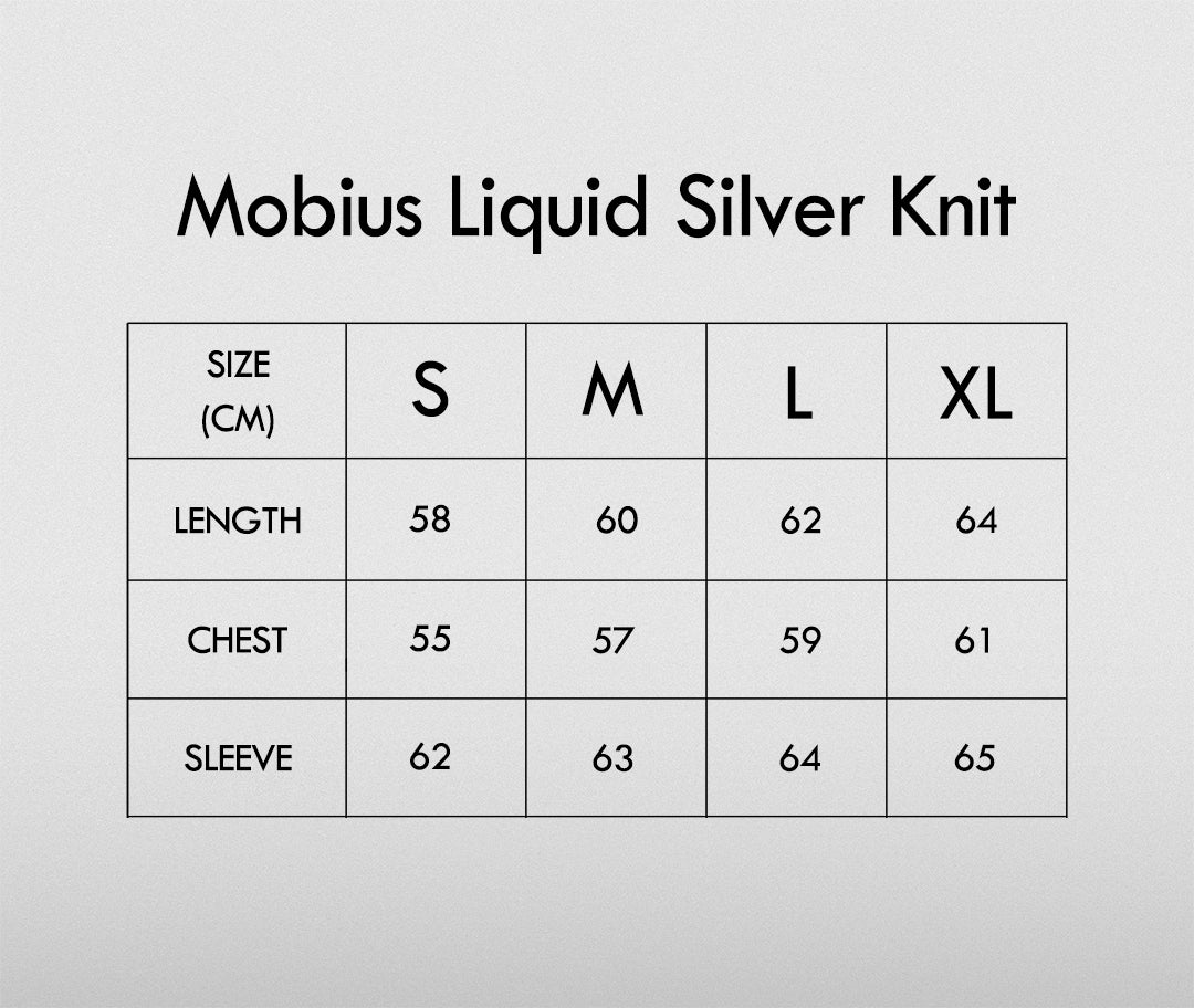 Mobius Liquid Silver Knit