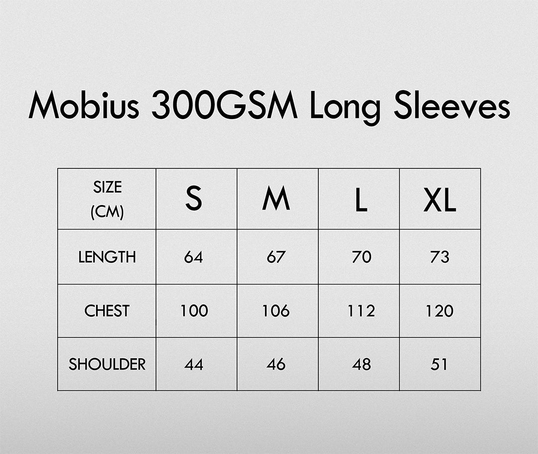 Mobius 300GSM Long Sleeves