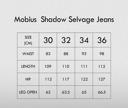 Mobius Shadow Selvedge Denim