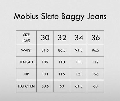 Mobius Slate Baggy Jeans