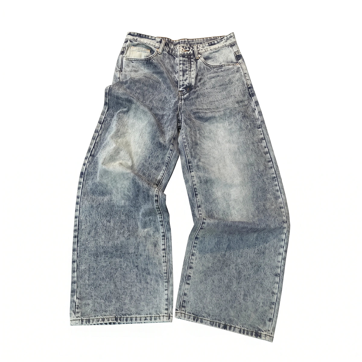 Mobius Snow-Washed  Baggy Jeans