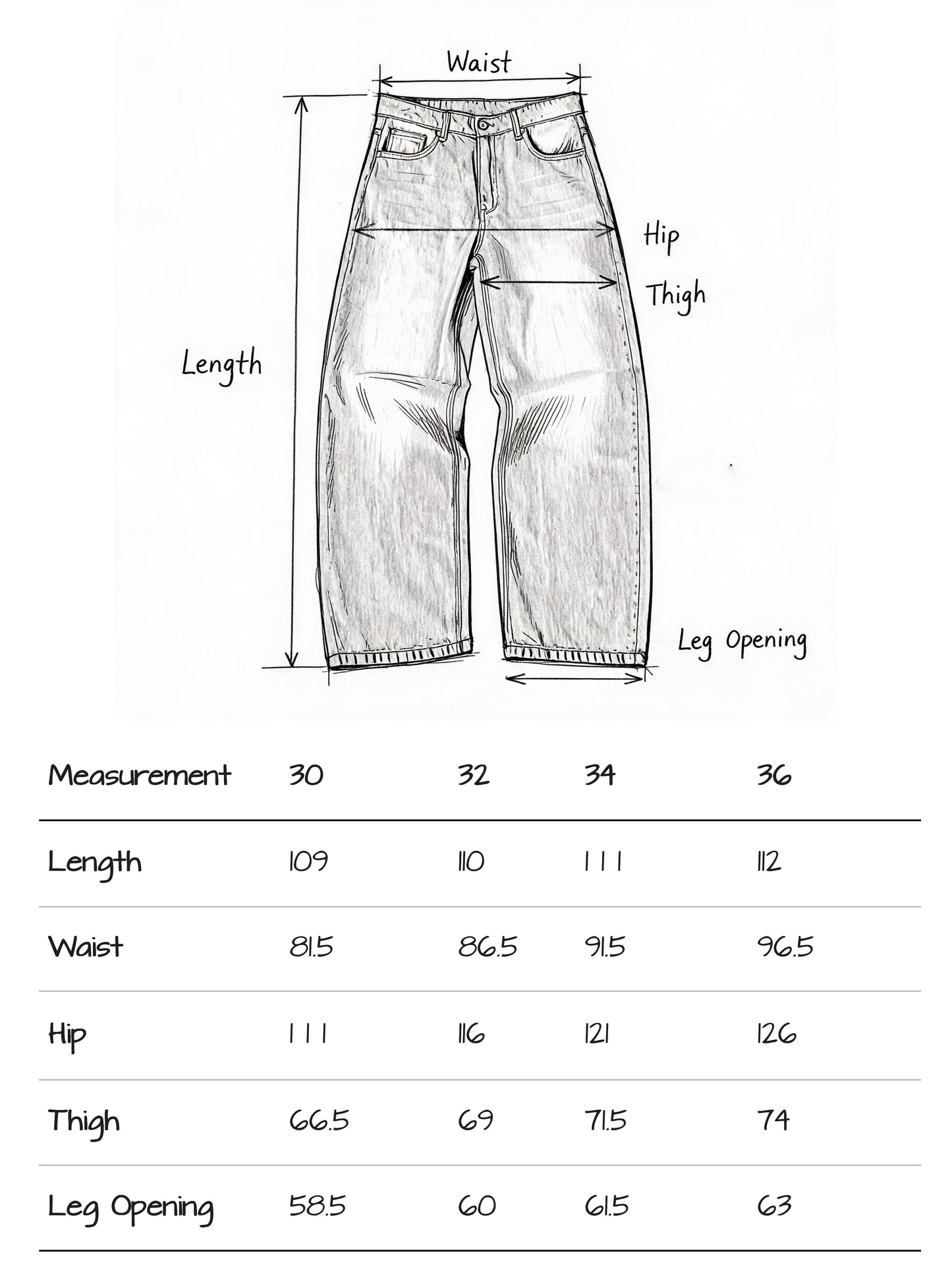 Mobius Cacao Baggy Jeans
