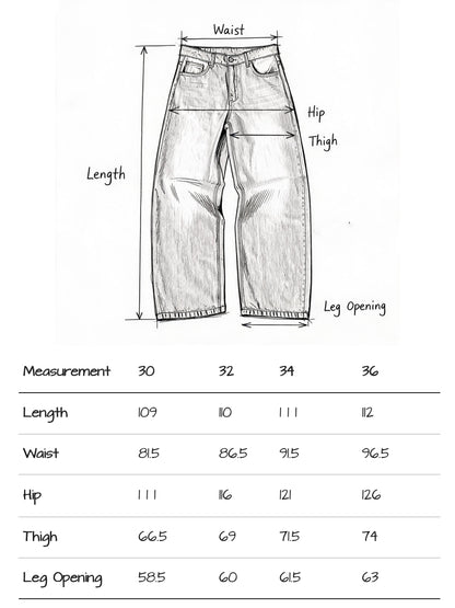 Mobius Cacao Baggy Jeans