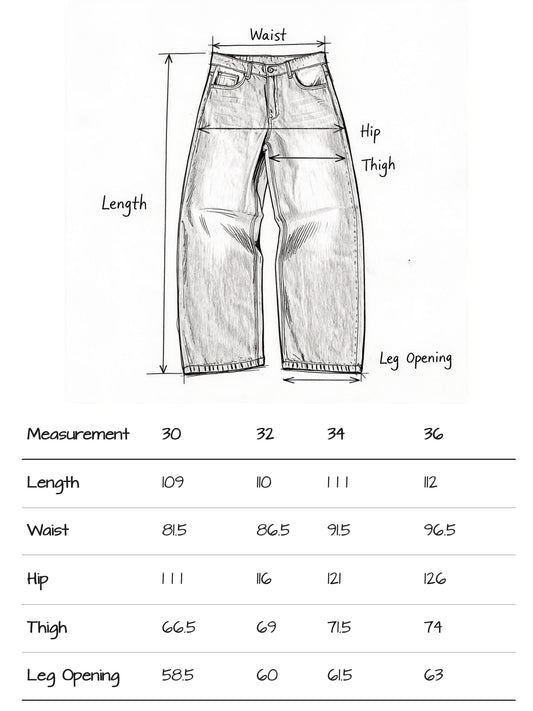 Mobius Cacao Baggy Jeans