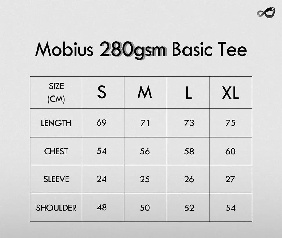 Mobius 280gsm Basic Tee